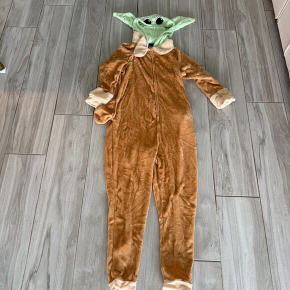 Baby Yoda Union Suit Costume Star Wars The Mandalorian Sz 2X Adult Christmas - Picture 1 of 9